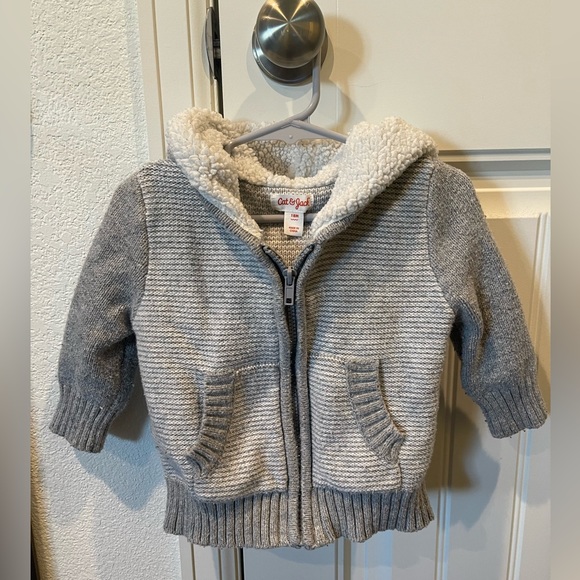 Cat and Jack bear ears hoodie, size 18m - Picture 3 of 10